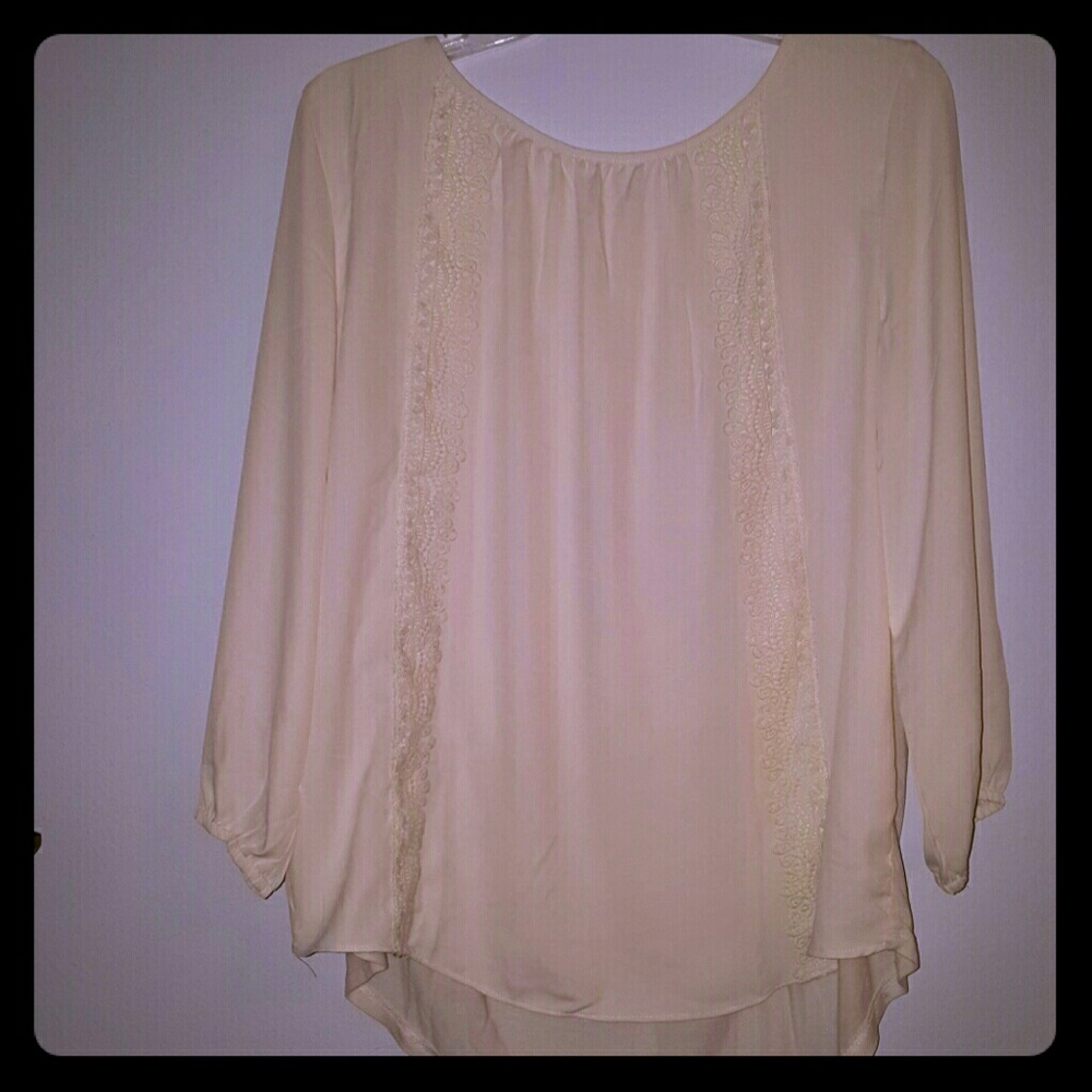 LOFT Flowy White Tunic
